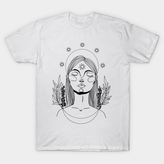 Divinity T-Shirt by The Immaculate Witch